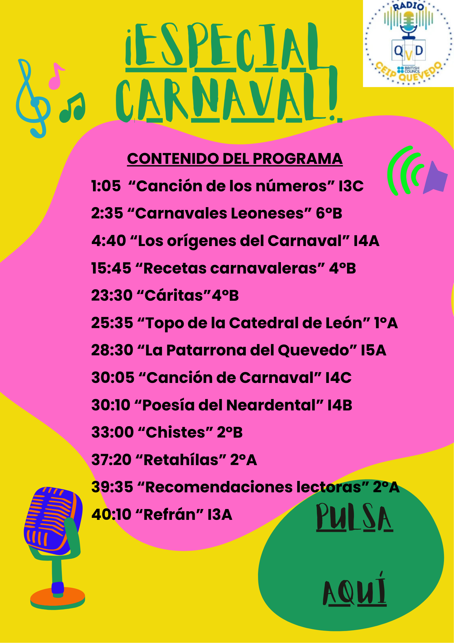 índice Radio especial Carnaval